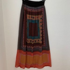 Boho maxi skirt